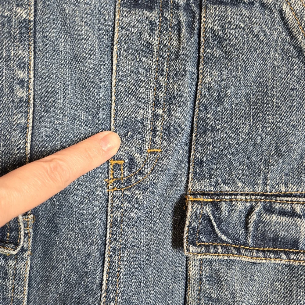 Vintage Oshkosh Denim Overalls Size 24 Months Jeans Cargo Pockets Plaid